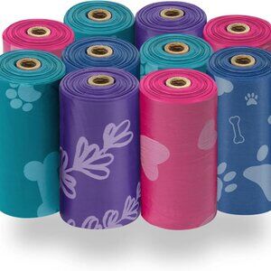 Best Pet Supplies Dog Poop Bags for Waste (150 Bags)